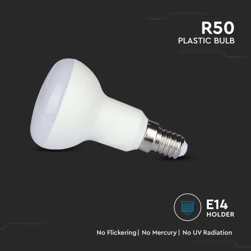 LED Bulb SAMSUNG CHIP R50 E14/4,8W/230V 3000K