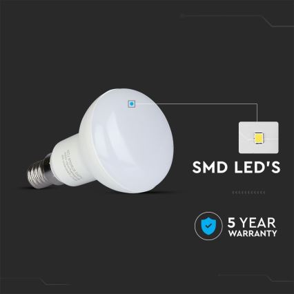 LED Bulb SAMSUNG CHIP R50 E14/4,8W/230V 6500K