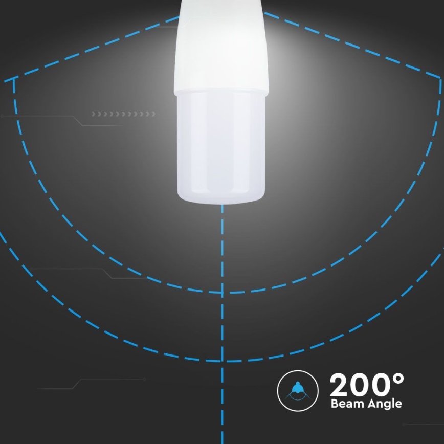 LED Bulb SAMSUNG CHIP T37 E14/7,5W/230V 6400K