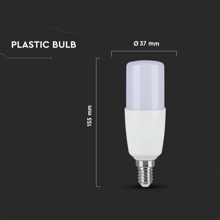 LED Bulb SAMSUNG CHIP T37 E14/7,5W/230V 6400K
