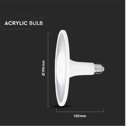 LED Bulb SAMSUNG CHIP UFO E27/11W/230V 120° 6400K