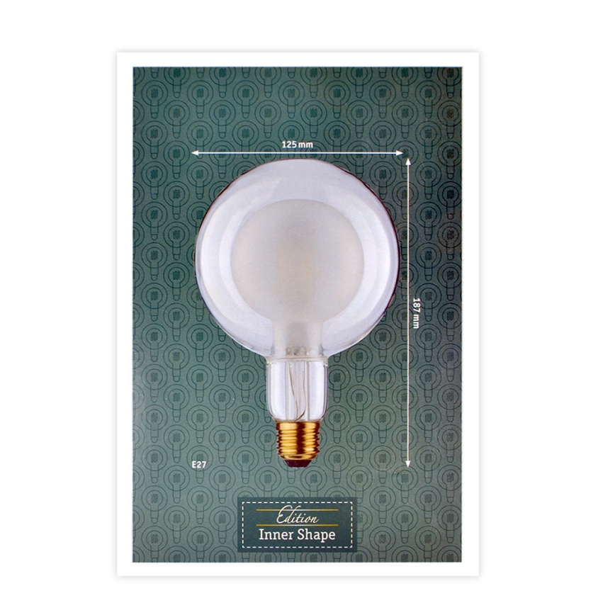 LED Bulb SHAPE G125 E27/4W/230V 2700K - Paulmann 28764