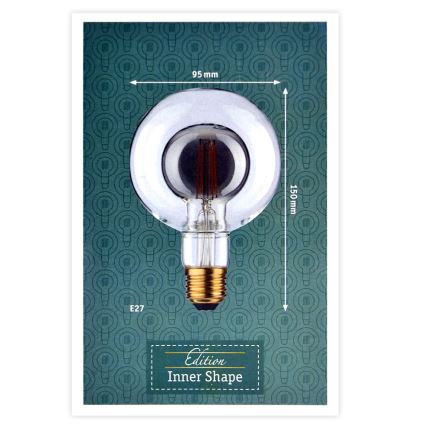 LED Bulb SHAPE G95 E27/4W/230V 2700K - Paulmann 28766