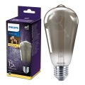 LED Bulb SMOKY VINTAGE Philips ST64 E27/2.3W/230V 2,700K