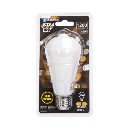 LED Bulb ST64 E27/10W/230V 2700K - Aigostar