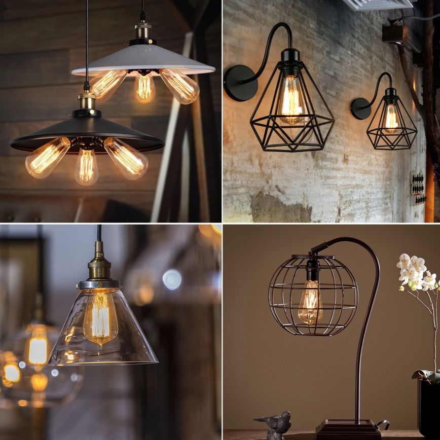 LED bulb ST64 E27/4W/230V 2200K - Aigostar