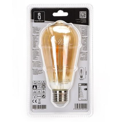 LED bulb ST64 E27/4W/230V 2200K - Aigostar