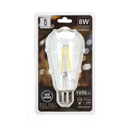 LED bulb ST64 E27/8W/230V 6500K - Aigostar