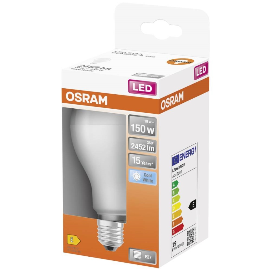 LED Bulb STAR E27/19W/230V 4000K - Osram