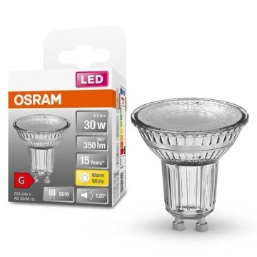 LED Bulb STAR PAR16 GU10/4,3W/230V 2700K 120° - Osram