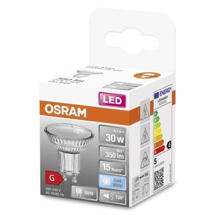 LED Bulb STAR PAR16 GU10/4,3W/230V 4000K 120° - Osram