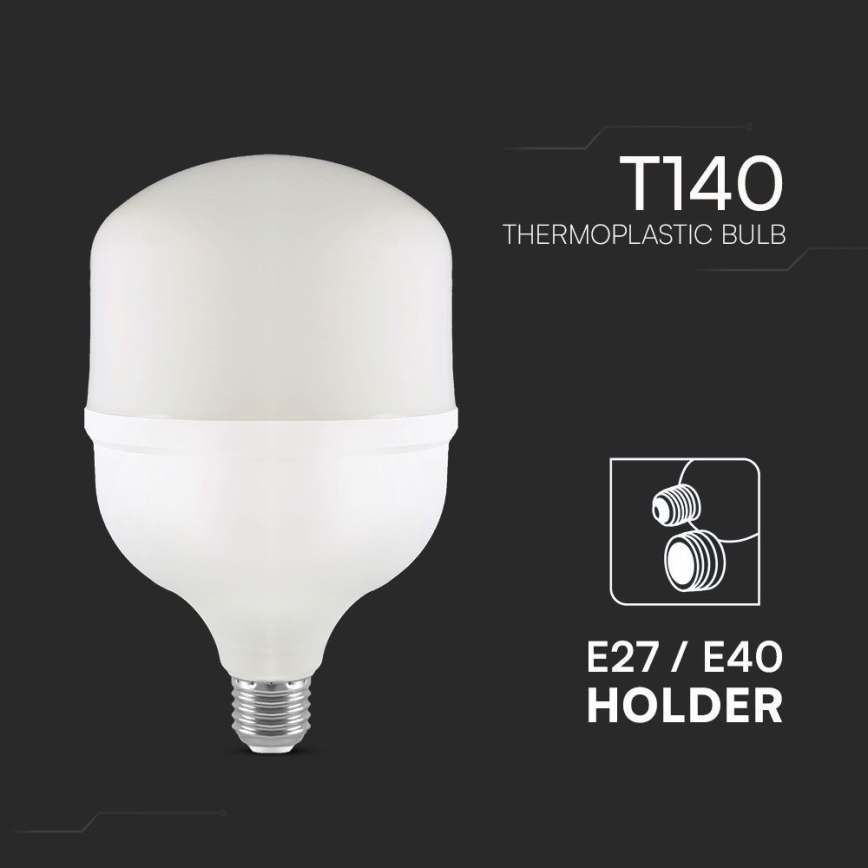 LED Bulb T140 E27/50W/230V 4000K