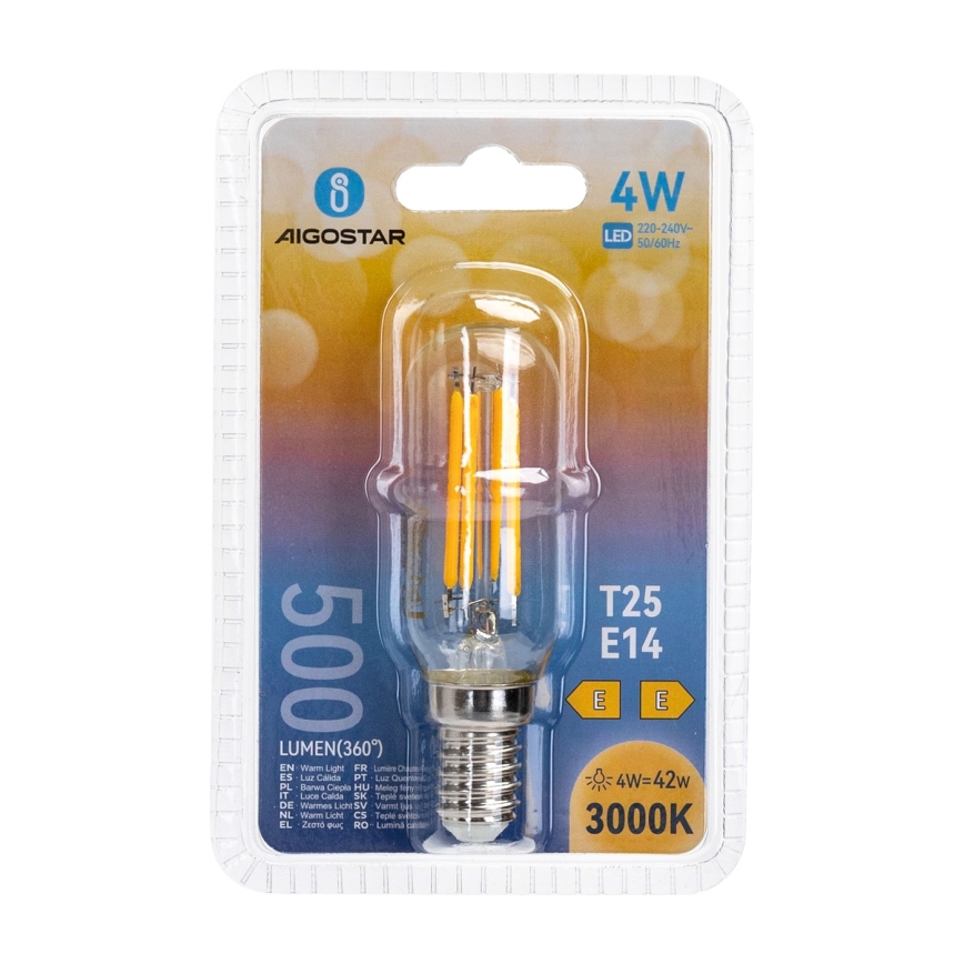 LED Bulb T25 E14/4W/230V 3000K - Aigostar