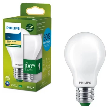 LED Bulb ULTRAEFFICIENT Philips A60 E27/7.3W/230V 2700K