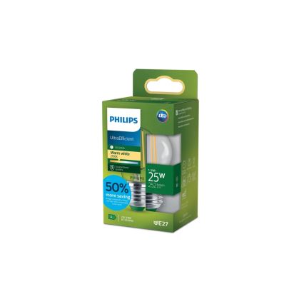 LED Bulb ULTRAEFFICIENT VINTAGE Philips P45 E27/1.2W/230V 2700K
