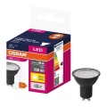 LED Bulb VALUE PAR16 GU10/4,5W/230V 2700K 120° black - Osram