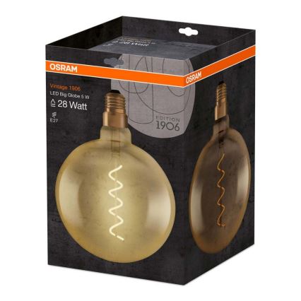 LED bulb VINTAGE E27/5W/230V - Osram