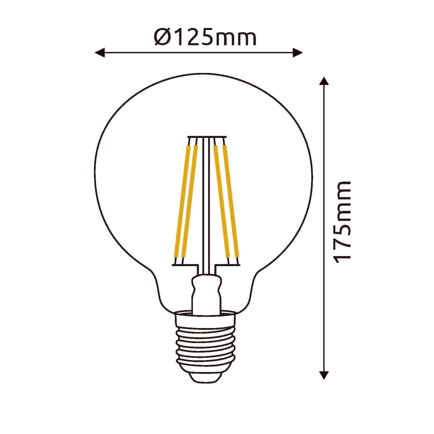 LED Bulb E27/7W/230V 4000K - Globo