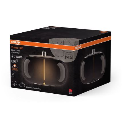 LED Bulb VINTAGE FILAMENT E27/4W/230V 1800K smoke - Osram