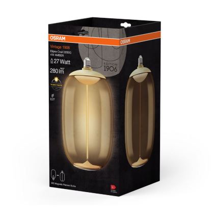 LED Bulb VINTAGE FILAMENT E27/4W/230V 2700K - Osram