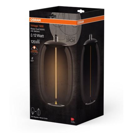 LED Bulb VINTAGE FILAMENT E27/4W/230V 2700K smoke - Osram