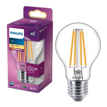 LED Bulb VINTAGE Philips A60 E27/10,5W/230V 2700K