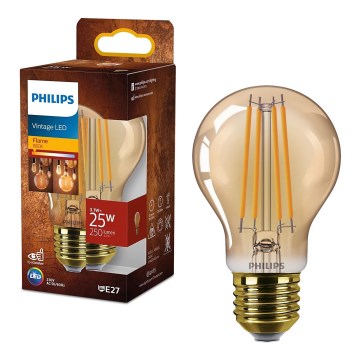 LED Bulb VINTAGE Philips A60 E27/3,1W/230V 1800K