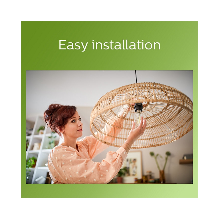 LED Bulb VINTAGE Philips A60 E27/4W/230V 3000K