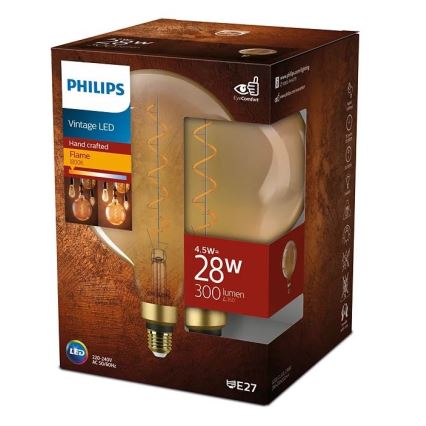 LED Bulb VINTAGE Philips E27/4,5W/230V 1800K