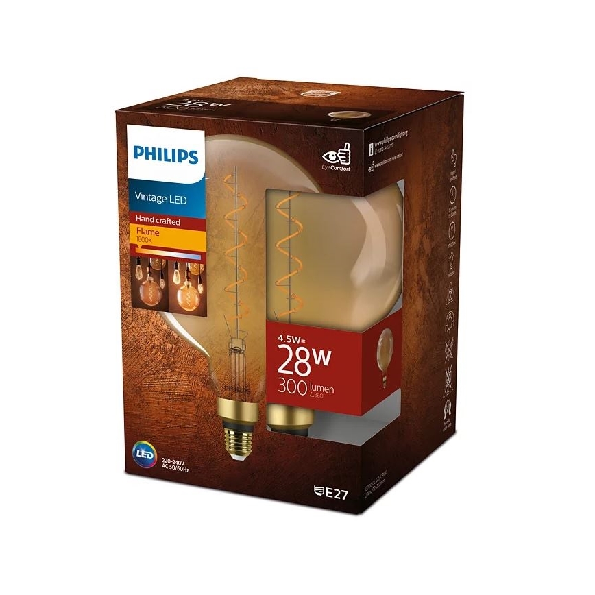 LED Bulb VINTAGE Philips E27/4,5W/230V 1800K