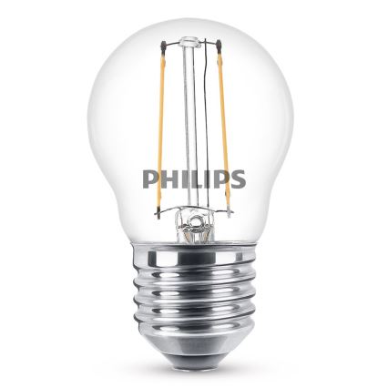 LED Bulb VINTAGE Philips P45 E27/2W/230V 2700K