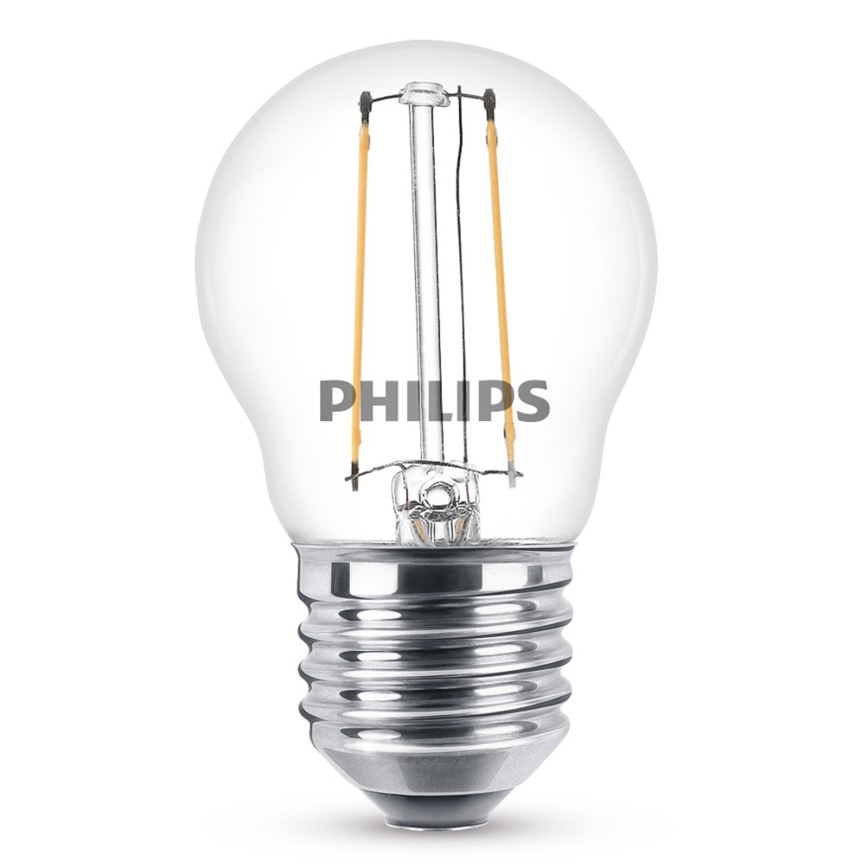 LED Bulb VINTAGE Philips P45 E27/2W/230V 2700K