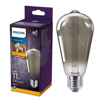 LED Bulb VINTAGE Philips ST64 E27/2.3W/230V 1,800K