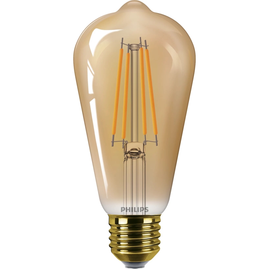 LED Bulb VINTAGE Philips ST64 E27/7W/230V 1800K