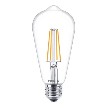 LED Bulb VINTAGE Philips ST64 E27/7W/230V 2700K