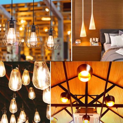 LED Bulb VINTAGE ST64 E27/20W/230V 2700K - Aigostar