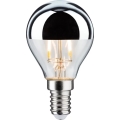 LED Bulb with a mirror spherical cap CROWN E14/2,6W/230V 2700K - Paulmann 28663