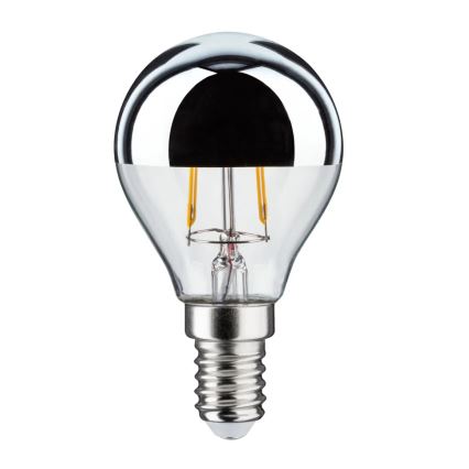 LED Bulb with a mirror spherical cap CROWN E14/2,6W/230V 2700K - Paulmann 28663
