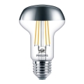 LED Bulb with a mirror spherical cap Philips DECO E27/4W/230V 2700K