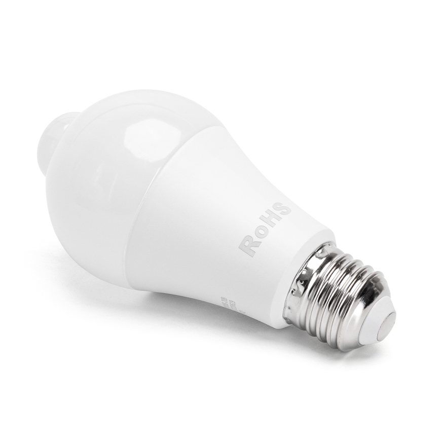 LED Bulb with a motion and dusk sensor A60 E27/12W/230V 3000K - Aigostar
