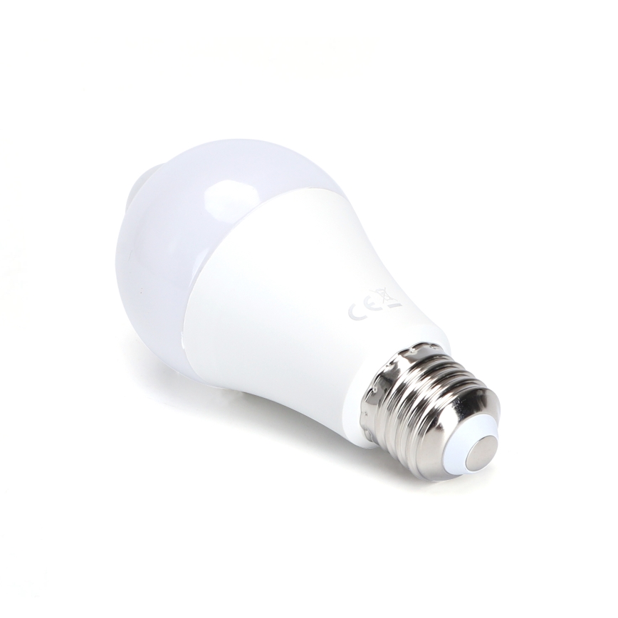 LED Bulb with a motion and dusk sensor A60 E27/12W/230V 6500K - Aigostar