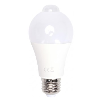 LED Bulb with Motion and Dusk Sensor A60 E27/15W/230V 6500K - Aigostar