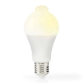 LED bulb with motion and dusk sensor A60 E27/4,9W/230V 3000K