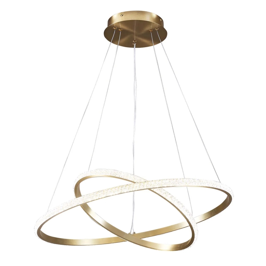 LED cable-hung chandelier DIANA LED/44W/230V 4000K dia. 59 cm gold