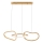 LED Cable Pendant ANNELI LED/30W/230V 80 cm, Gold