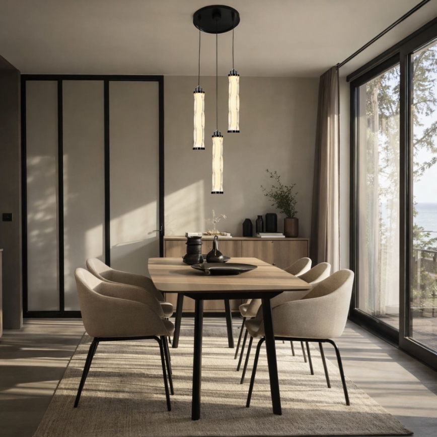 LED Cable Pendant CORTE LED/25W/230V Black