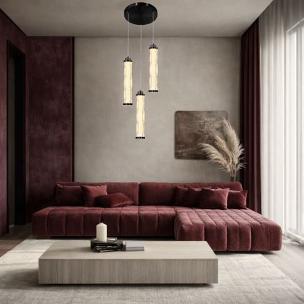 LED Cable Pendant CORTE LED/25W/230V Black