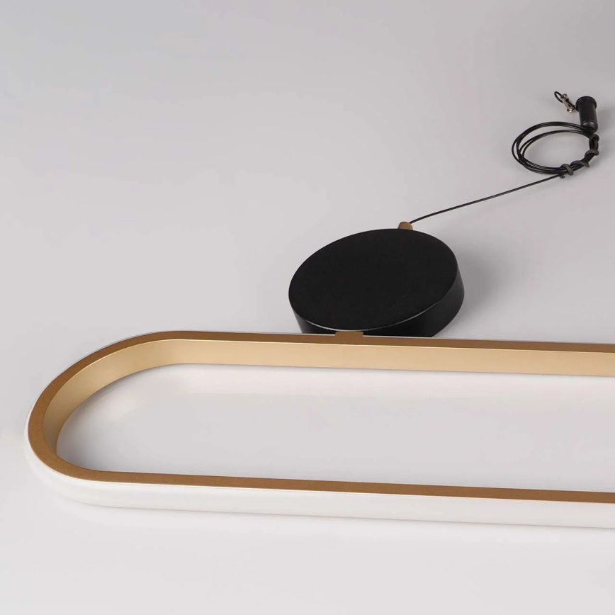 LED cable pendant FLORENTYNA LED/48W/230V 4000K gold/black