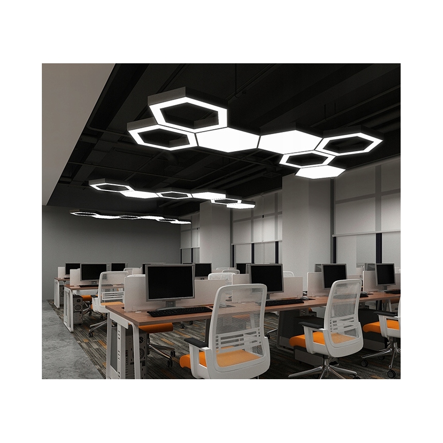 LED cable pendant light LED/20W/230V black