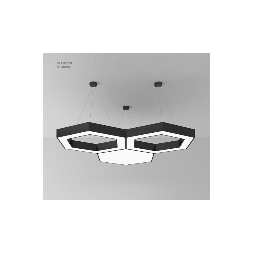 LED cable pendant light LED/20W/230V black